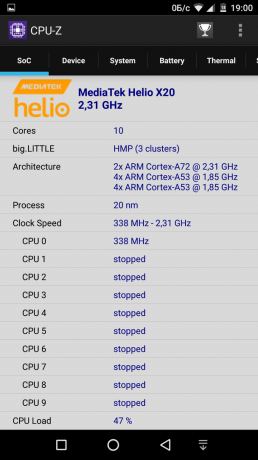 Apollo Lite: Specyfikacja CPU