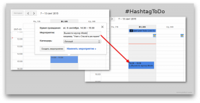 HashtagToDo sprawia, Kalendarz Google na liście zadań