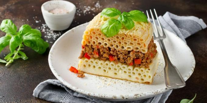 Pastizio – grecka lasagne