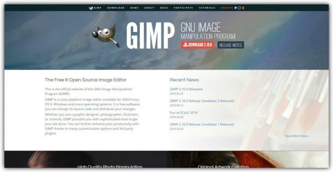 Darmowy edytor raster: GIMP